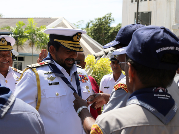 Navy Commander Vice Admiral Ravindra Wijegunarathne